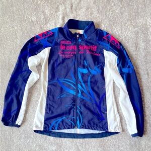 Vintage Le Coq Sportif Windbreaker Jacket‎ Mens Medium 90s Retro Colorful